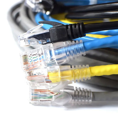 Kabel Patch Ethernet 1000Mbps, Kabel Patch Rj45 Cat6a Untuk Jaringan Manajemen