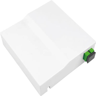 1 Core ABS FTTH Fiber Optic Terminal Box Tak Terlihat Untuk Soket Dinding