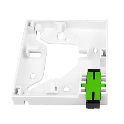 1 Core ABS FTTH Fiber Optic Terminal Box Tak Terlihat Untuk Soket Dinding