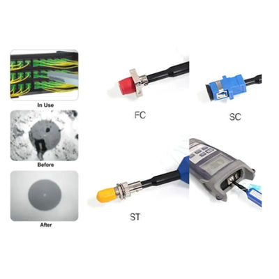 Aksesori Kabel Serat Ferrules 1.25mm, Pena Pembersih Serat Optik LC MU Sekali Klik