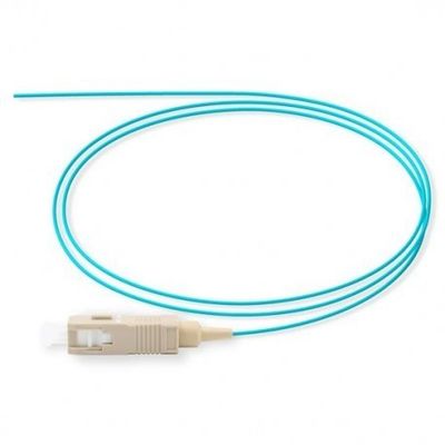 LC ST SC Konektor 3m Fiber Optic Kabel Majelis IEC60332-1 Rating Flame