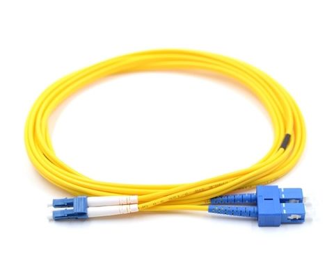Multi-Mode Fiber Cable Assembly dengan PVC LSZH OFNR OFNP Jacket