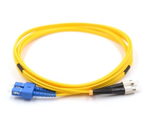 E2000 Kabel Fiber Patch Untuk LC/ SC/ FC/ ST/ MU/ MTRJ/ MPO/ DIN/ SMA/ D4/ SFF