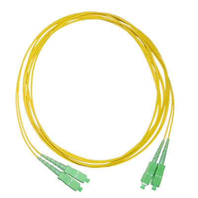 Kabel Fiber Optic Patch yang disesuaikan PVC 2.0mm 3.0mm ≤85% RH Kelembaban