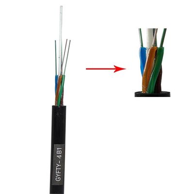 Kabel Baja Kekuatan Anggota Serat Optik Kabel Aramid Benang OS2 Efisien