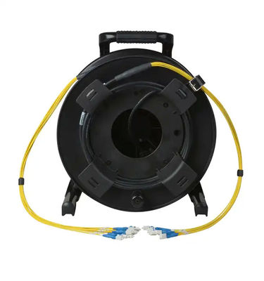 PC Plastik PCD380 Deployable Taktis Fiber Optic Kabel Roller Unbreakable Kosong Kabel Drum Reel