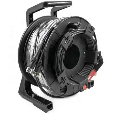 Black Outdoor Cable Rollers 300M 250M 200M 150M 100m LC ke LC Fiber Patch Cord Extension Cable Reel