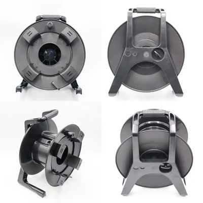 Black Outdoor Cable Rollers 300M 250M 200M 150M 100m LC ke LC Fiber Patch Cord Extension Cable Reel